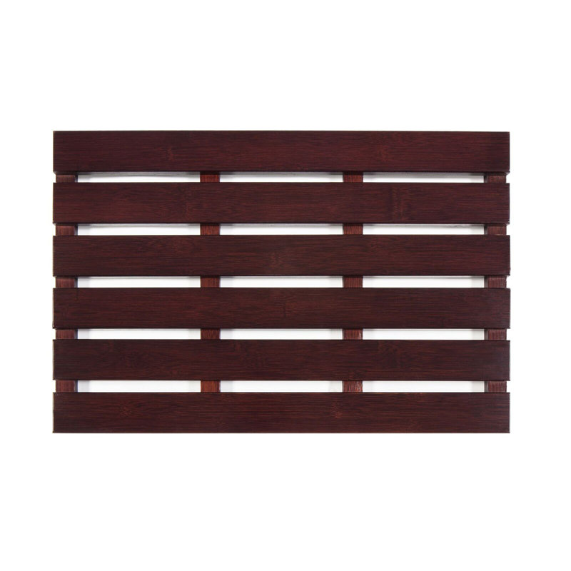 Tapis pour salle de bain Brooklawn, Noyer