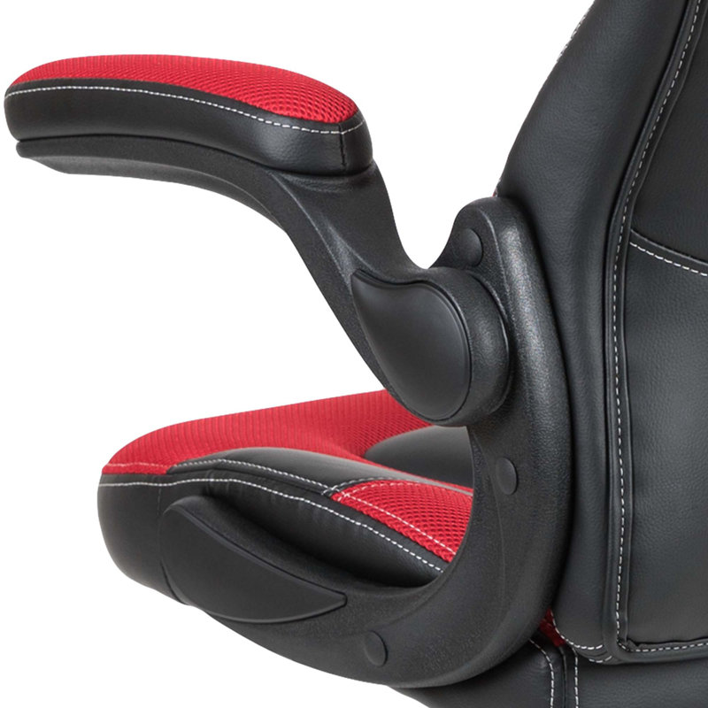 Fauteuil de jeu à dossier haut Ariquer, Rouge