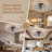 20" Geometric Molecular Caged Flush Mount Ceiling Fan with LED Light and Remote