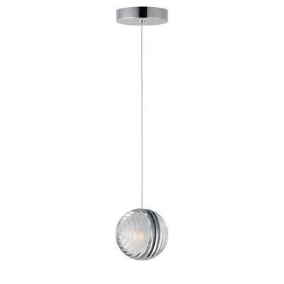 Aliese Single Light Acrylic Dimmable LED Pendant