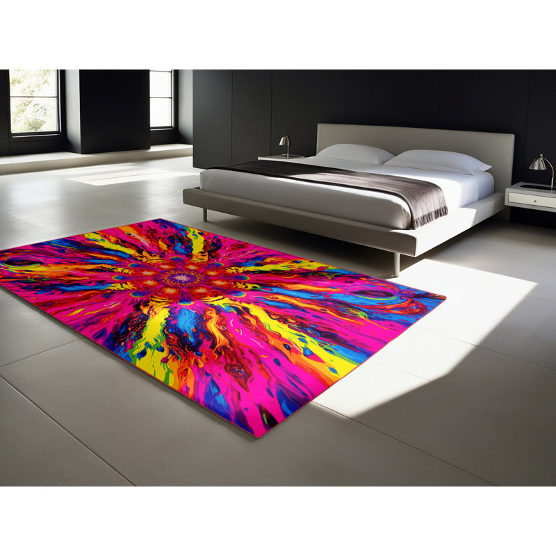 Trance Blaze Rug, Round 4'