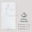 Ensemble de serviettes 100% coton 400GSM Essential-102362692-112065822