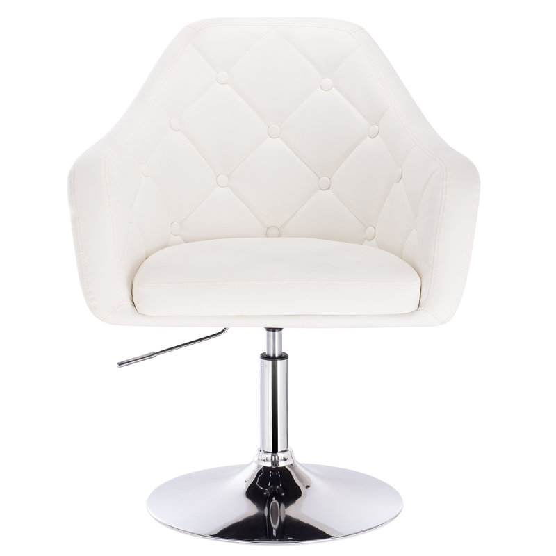 Haywa Upholstered Counter Stool, White