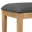 Ensemble de table de salle à manger extensible 6 pièces avec sièges rembourrés-1642906429