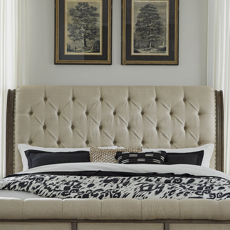 Aisja King California Sleigh Bed