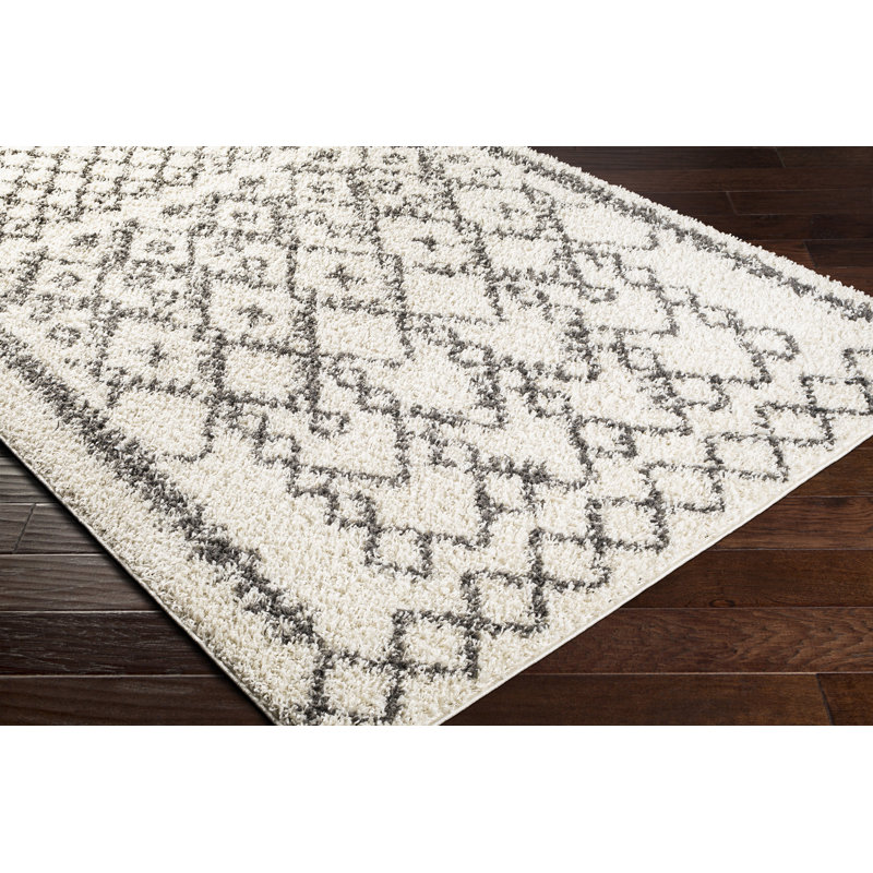 Geometric Indoor Rug, Rectangle 6'7" x 9'