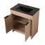 30 Inch Freestanding Bathroom Vanity with Ceramic Sink & 2 Soft-Close Cabinet Doors