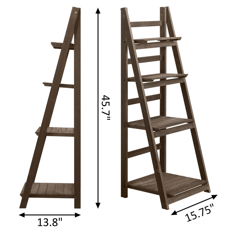 Ladder Bookcase, Brown