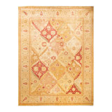 Scarlet-Rose One-of-a-Kind 9' 1" X 12' 3" Hand Knotted Area Rug