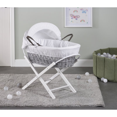 No Pattern Moses Basket Bedding Set