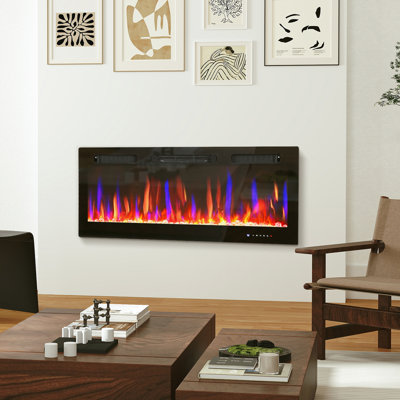 Belfry Heating Black Electric Fireplace