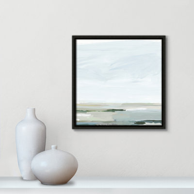 Catrena Pure Stillness - Floater Frame Painting Print on Canvas