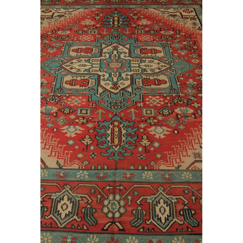Hand Knotted Wool Floral Area Rug