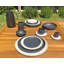 Service de table en grès 12 pièces Gaviota, service pour 4-1549195048