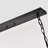 Chloe Lighting Ironclad Island Pendant Ceiling Fixture – 15.25" H Industrial 5-Light Textured Black Hanging Light With 36" Width-1910736534