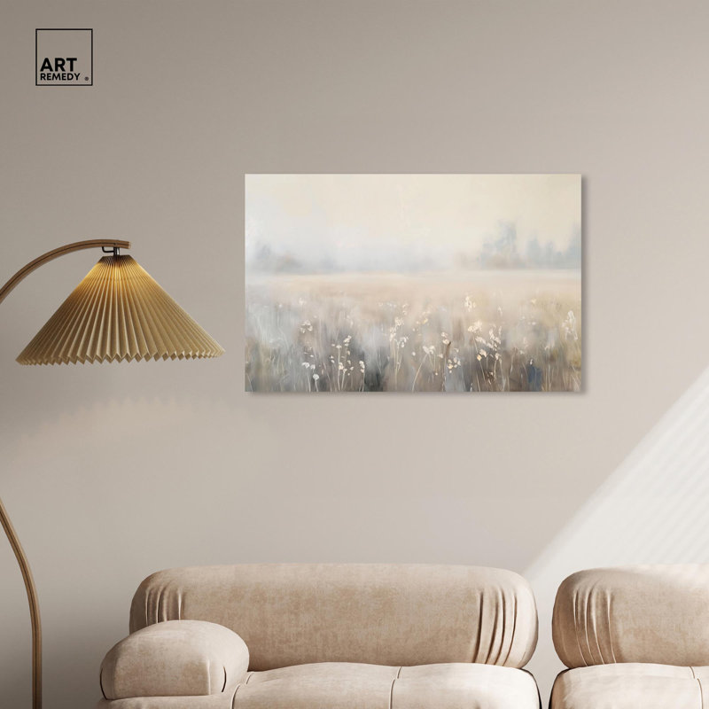 «Sunset Wheatlands», toile rustique par Art Remedy, Toile tendue, H 24 po x l 36 po