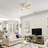 Mitali 52" 5-ABS-Blade Modern Propeller Ceiling Fan With Light and Remote Control