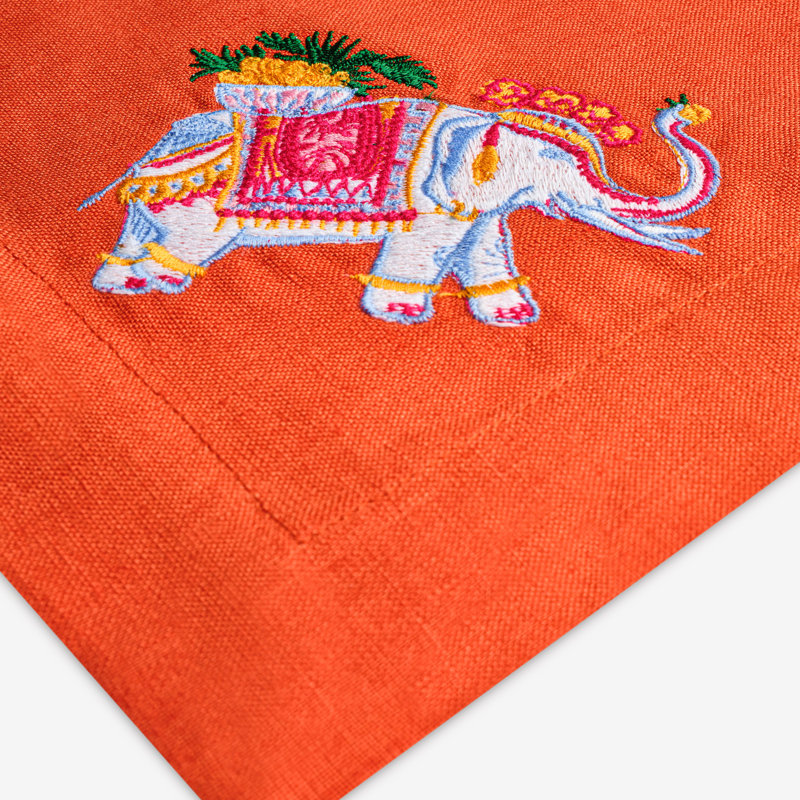 Anyria Cotton Embroidered Square