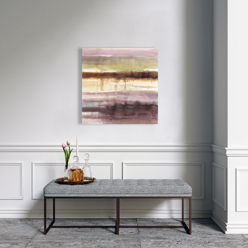 Stripes - Brown Abstract Canvas Art for Home Decor