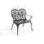 Mobilier d'extérieur en aluminium coulé avec rosette de jardin