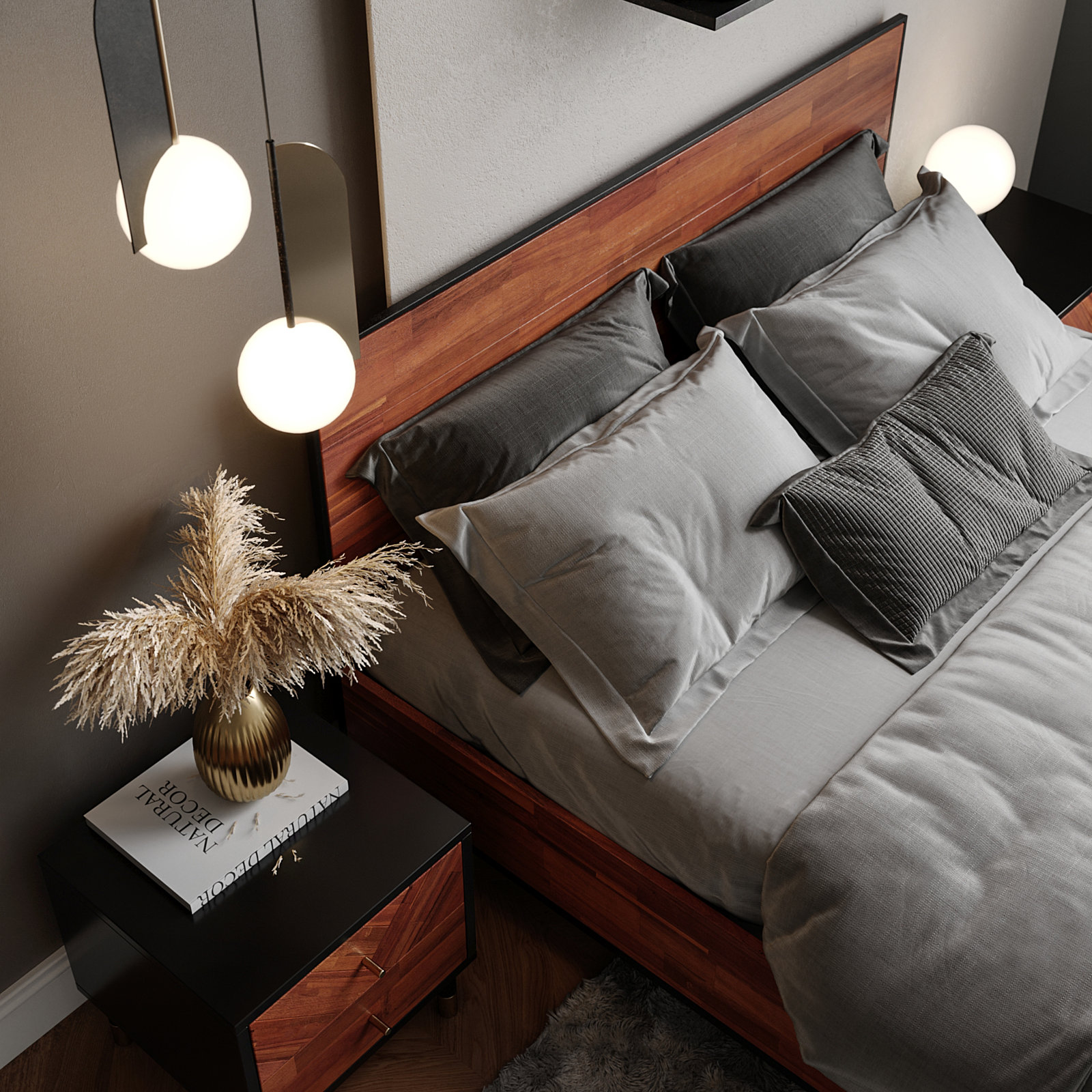 Dakota Wood Bed, Queen