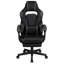 Massaging Adjustable Ergonomic Swivel Computer Gaming Chair with Fully Reclining Back and and Slide-Out Footrest-1978054293
