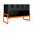 Cann Double - Sided Mesh Door Shoe Cabinet With 5.9" High Standing Foot, Adjustable Partitions For Custom Storage Plans, Hollow Base Sweeping Robot Access, Powder Coated Black Metal, Modern Freestanding-121163565