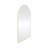 Wavy Arched Framed Wall Mirror for Bathroom and Vanity Table Display - Decorative Large Mirrors Accent for Tabletop Styling - 59", White-1149338054