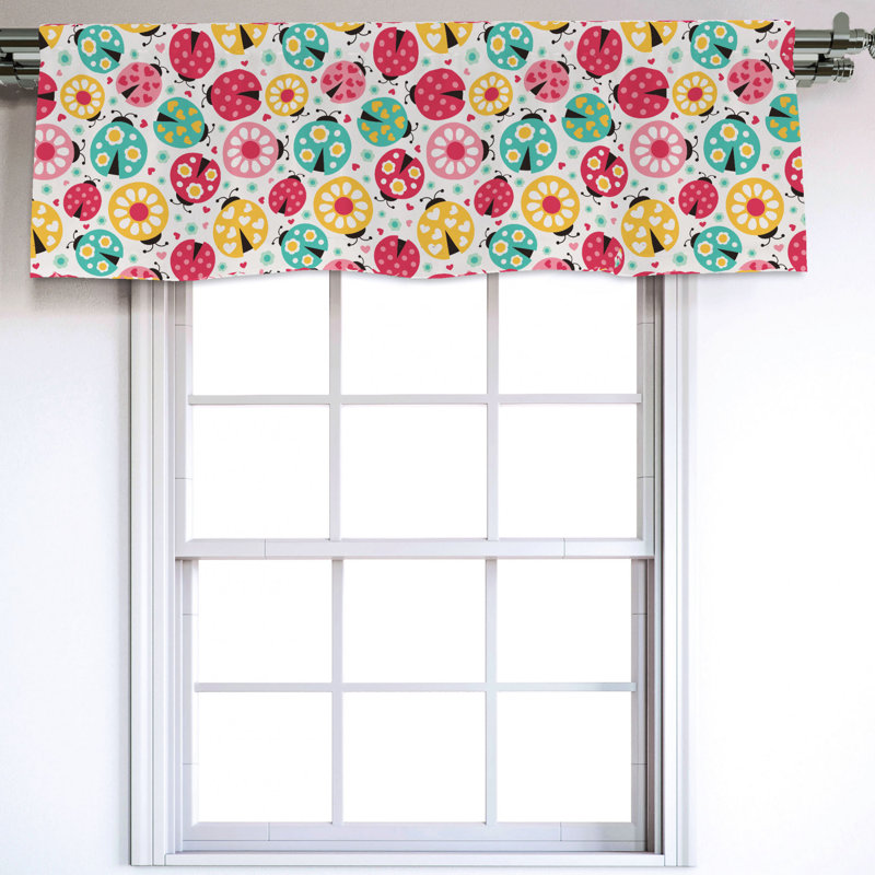 Sateen Ruffled Window Valance