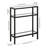 Adamson 55.9cm Glass Top Console Table-60649385