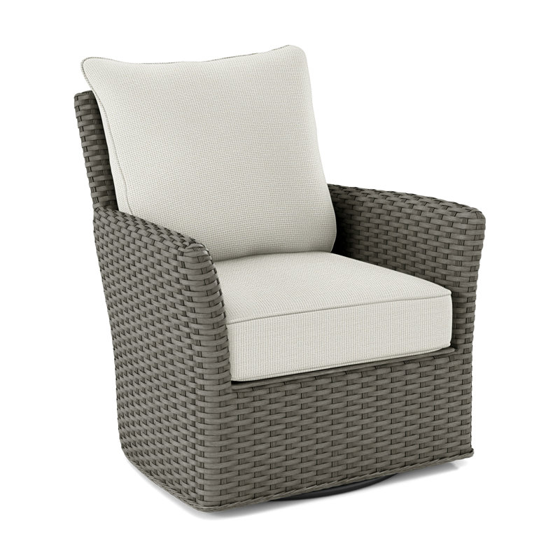 Lanai Armchair, Vanilla Crypton Performance; 0822-91, Mushroom