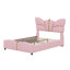 Lit plateforme tapissier avec tête et pied de lit en forme de papillon-2146114659-2146114668