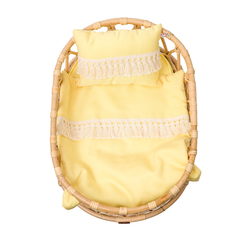 Doll Duvet and Pillow Set, Yellow