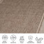 Tapis d'intérieur / extérieur oriental tissé à la machine Beach House-121602595