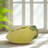 9X5.5X4.5" Decorative Sand And Cement Lemon Planter