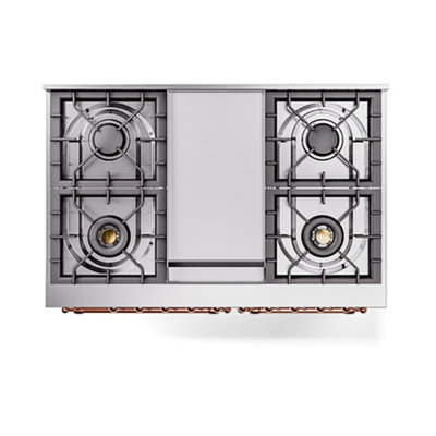 ILVE Nostalgie II Noblesse 40 inch Dual Fuel Range (Triple Glass Door, RAL)
