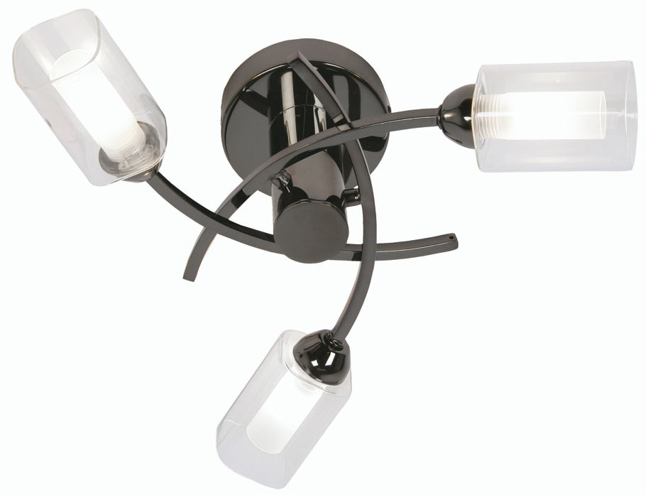 Glass Semi Flush Mount