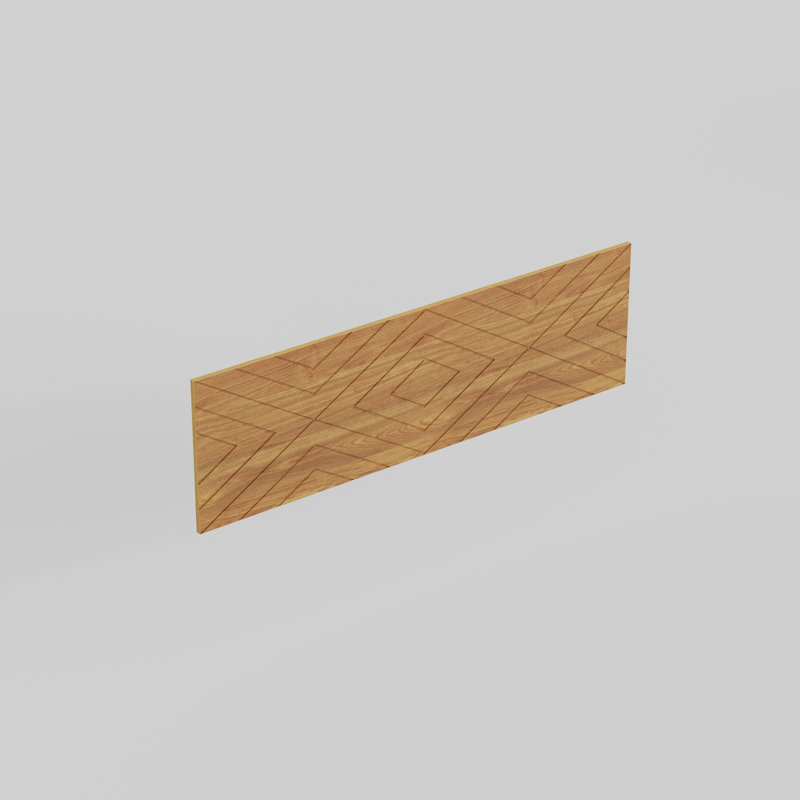 Lace-cut headboard