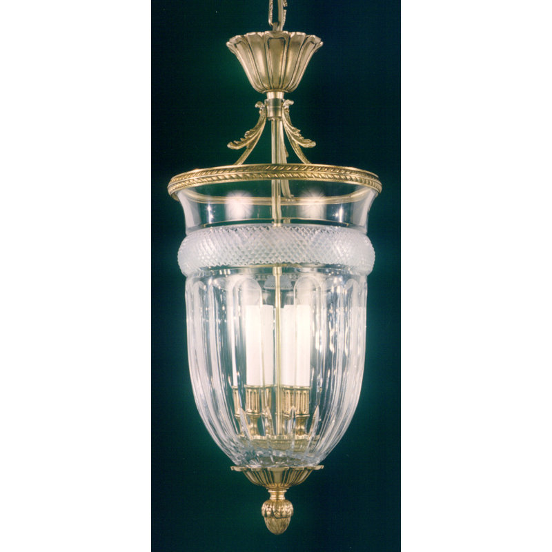 Dempster 3 - Light Urn Pendant, French Gold