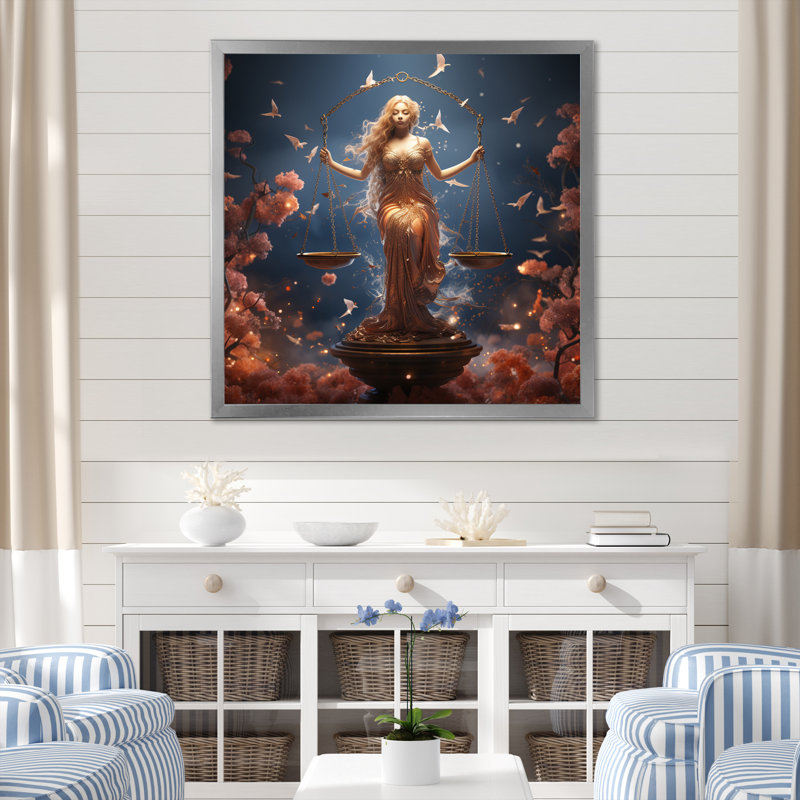 Spiritual Balance II sur impression sur toile, H 24 po x l 24 po x P 1 po, Cadre photo argenté