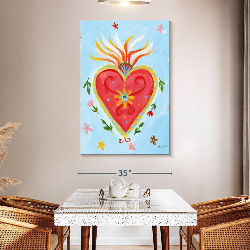 Hardie Frida's Heart I, 51" H x 34" W