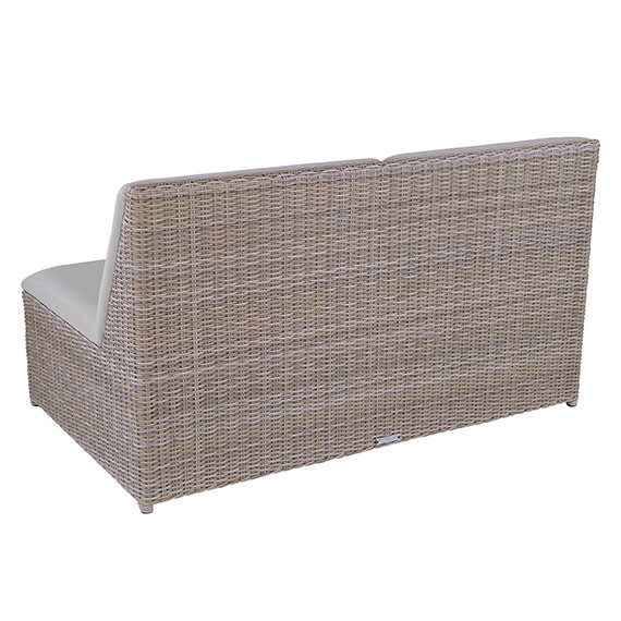 Milano Outdoor 2 - Seat Loveseat, Gray