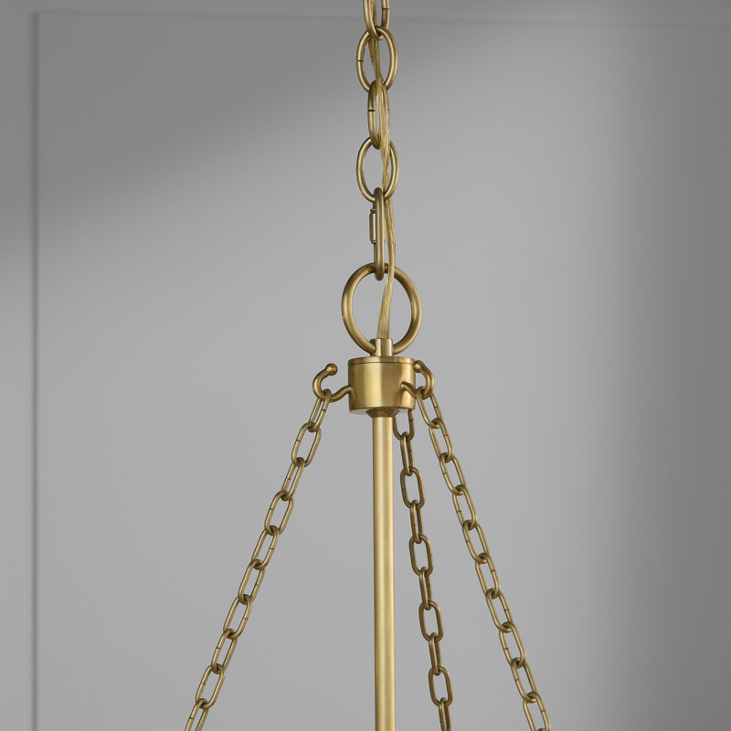 Corinne 3 - Light Pendant, Soft Brass, Brown