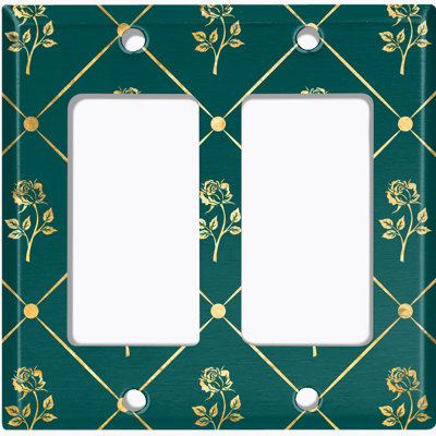 Plaque murale berçante Damask Rose
