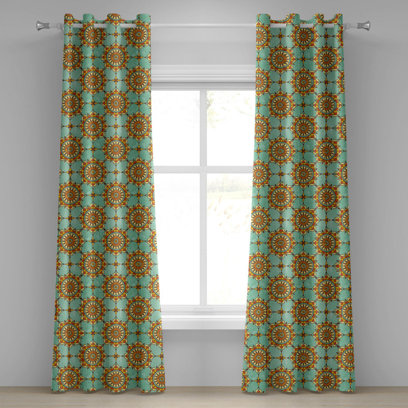 Sateen Blackout Curtain Pair, 50" W x 108" L