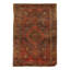 Mahiya Cotton Oriental Area Rug in Rust