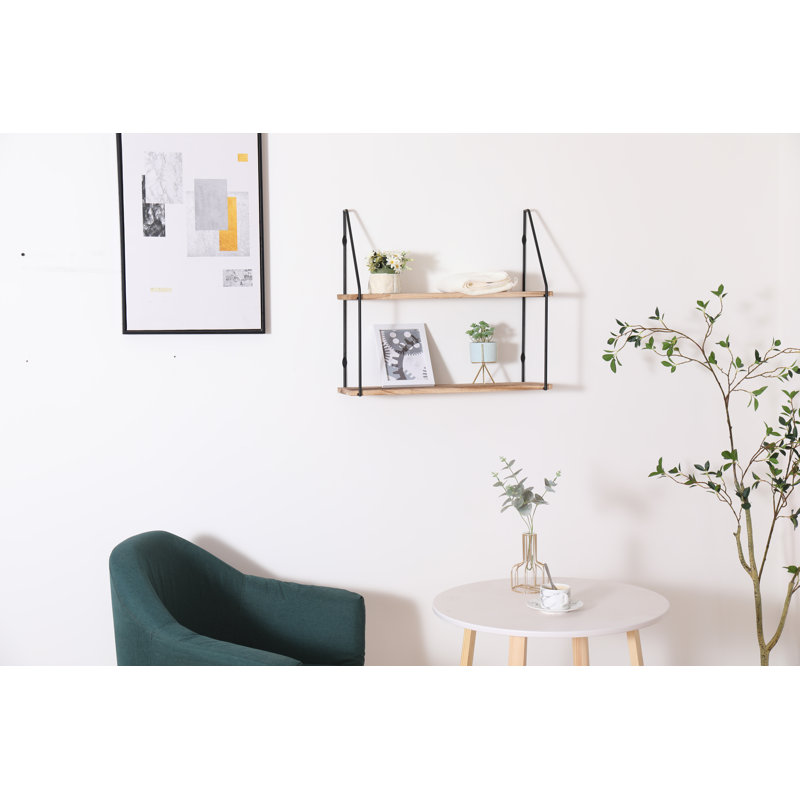 Momar 2 Piece Paulownia Tiered Shelf