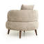 Méridienne d'appoint confortable en chenille 36 po avec repose-pieds Comfy