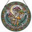 Panneau de vitrail Mushroom Moon ， 7,8H-131577800