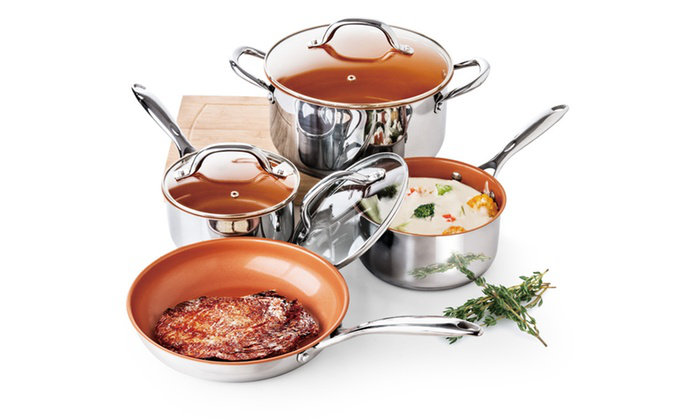 7 - Piece Non-Stick Ceramic Cookware Set